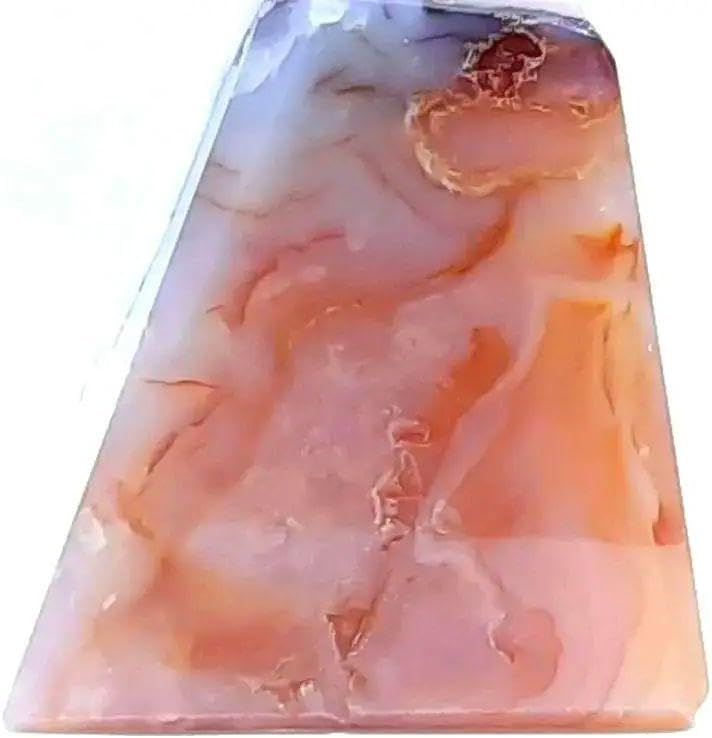 高品質 ピンク カーネリアン 桜めのう 共生 フリーフォーム ミルキー